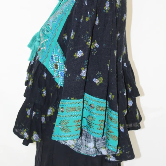 Gently Used/Loved Free People Kissed By the Sun Crop High-Low Top, XS - Picture 3 of 10